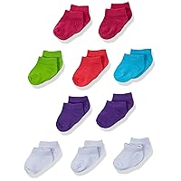 Hanes Baby Girls' Toddler Low Cut Socks 10-Pack