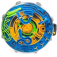 Perplexus Revolution Runner Motorized 3D Gravity Maze Game Brain Teaser Puzzle Ball | Anxiety Relief Items | Sensory Toys for Adults & Kids Ages 9+