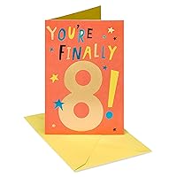 American Greetings 8th Birthday Card (Time to Celebrate)