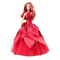 Barbie Signature 2022 Holiday Doll With Red Hair, Collectible Series, Multicolor