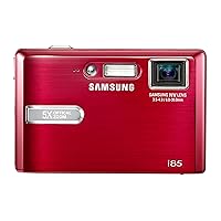 Samsung Digimax i85 8.2MP Digital Camera with 5x Optical Zoom (Red)