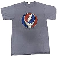 Grateful Dead T-Shirt Steal Your Face Distressed Blue Tee