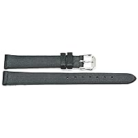 12MM Gray Vinyl Man Made Leather Waterproof Watch Band Strap