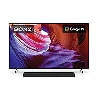 Sony 55 Inch 4K Ultra HD TV X85K Series: LED Smart Google TV with Dolby Vision HDR and Native 120HZ Refresh Rate KD55X85K- 2022 ModelwithSony HT-A3000