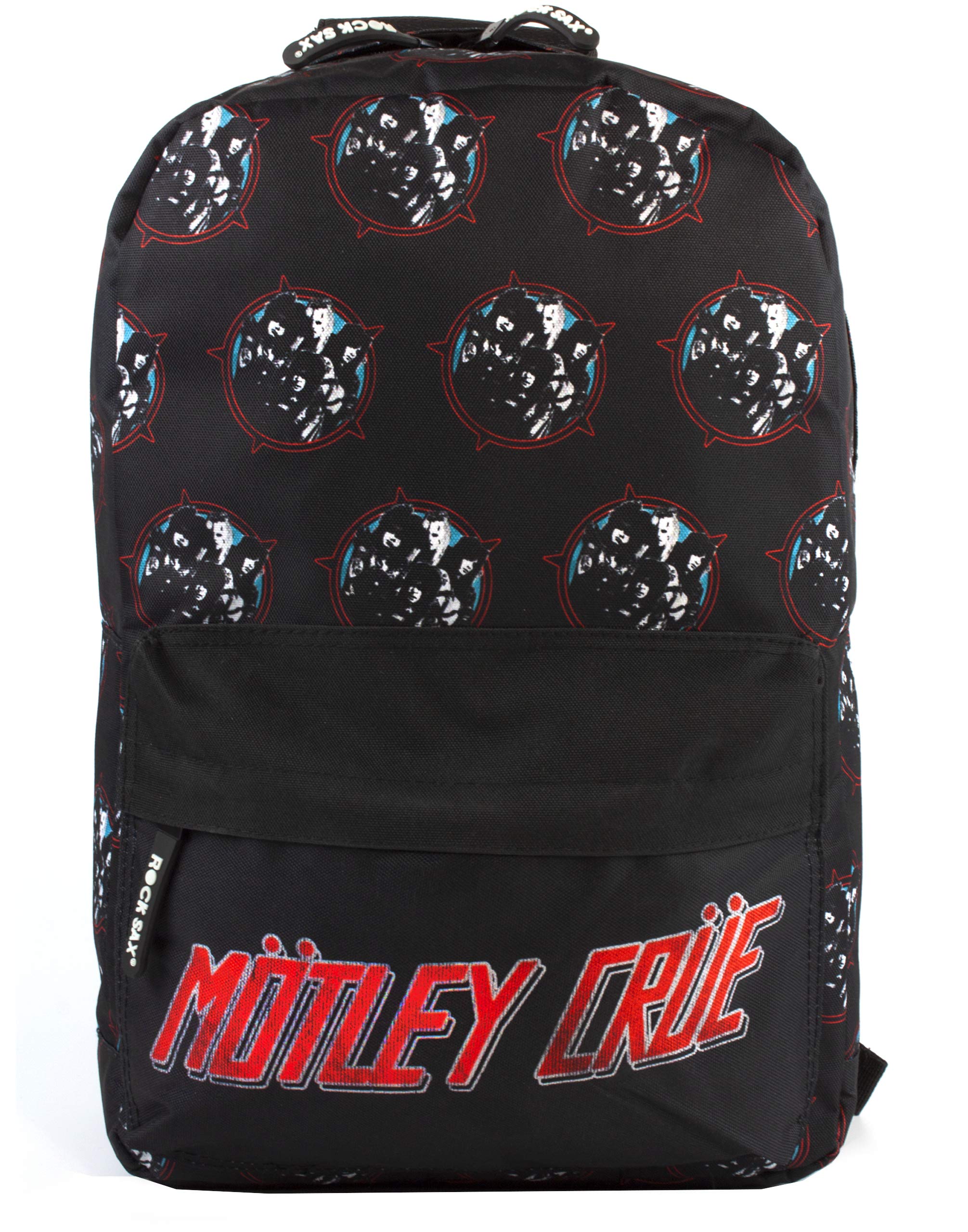Motley Crue Backpack Bag Heavy Metal Power Band Logo Official Rocksax Black