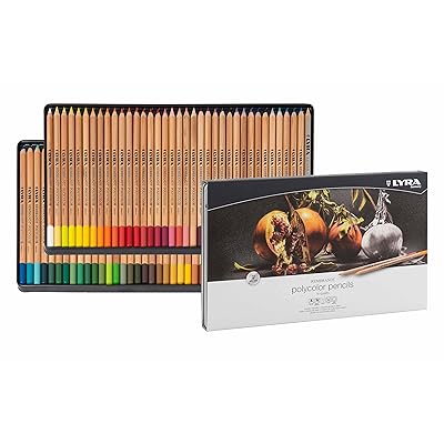 Lyra Rembrandt Polycolor Colored Pencils - 72 Professional Colored Pencils  for Artists and Students - Vibrant Smooth Colored Pencils for Drawing