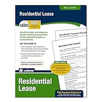 Adams Residential Lease, Forms and Instructions [Print and Downloadable] (LF310)