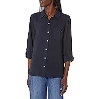 Tommy Hilfiger Button-Down Shirts for Women, Casual Tops