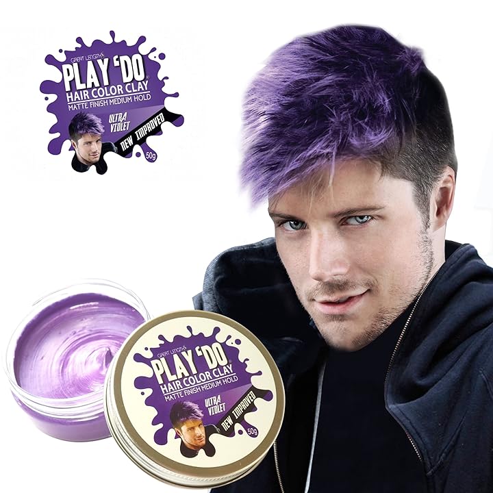 Mua Play 'Do Temporary Hair Color, Hair Wax, Hair Clay, Mens Grooming,  Pomade, Purple hair dye( ounces) trên Amazon Mỹ chính hãng 2023 | Fado