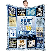 Gifts for 16 Year Old Boy, 16th Birthday Gifts for Boys, 16 Year Old Boy Birthday Gift Ideas, 16 Year Old Boy Gift, Birthday Gifts for 16 Year Old Boy , 16th Birthday Decorations Blanket 60x50 Inch