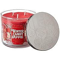 Bath and Body Works 3 Wick Scented Candle Winter Candy Apple 14.5 Ounce