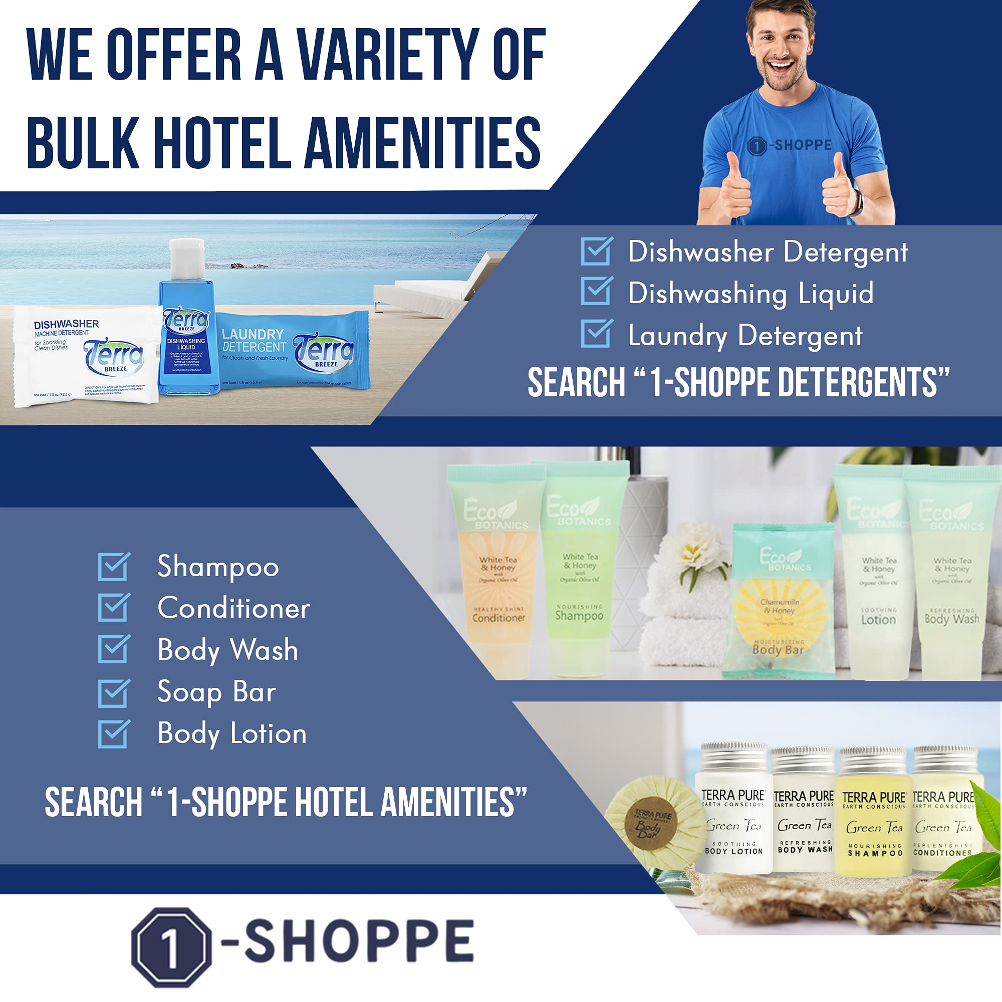 Personal Care Travel Size Toiletries | 1-Shoppe All-In-Kit Hotel Amenities Bulk | Travel Shaving Set, Toothbrush & Paste, Mouthwash, Makeup Wipes, Swabs, Nail File & Sewing Kit | 150 Pcs