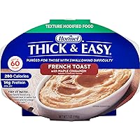 Thick Easy Purees Puree 7 oz Tray Maple Cinnamon French Toast Ready to Use Puree 60742 Case of 7