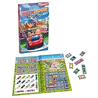 ThinkFun Rush Hour World Tour Magnetic Travel Puzzle - Embark on a Global Adventure of Logic and Strategy in a Compact Travel Edition