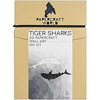 Papercraft World 3D PAPERCRAFT WALLRT SHRK, Tiger Sharks