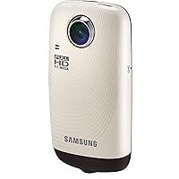 Samsung HMX-E10 1080P Pocket Camcorder with 270-Degree Swivel Lens (Ivory)
