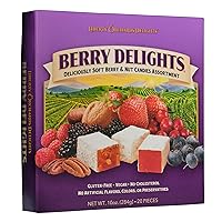 Liberty Orchards, Berry Delights - Assorted Vegan Berry Snack, Turkish Delight Candy Gift Box 10 Oz