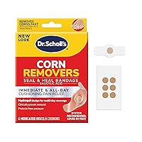 Corn REMOVERS Seal & Heal Bandage with Hydrogel Technology, 6 ct // Removes Corns Fast and Provides Cushioning Protection Against Shoe Pressure and Friction for All-Day Pain Relief