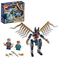 LEGO 76145 Marvel Eternals' Aerial Assault Building Toy for Kids with Superheroes and Deviant Action Figure, Gift Idea for Boys and Girls