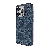 ZAGG London Snap iPhone 15 Pro Case - Protective Cell Phone Case, Drop Protection (13ft/4m), Durable Graphene, MagSafe Phone Case, Slim and Lightweight, Navy Blue