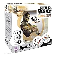 Spot It! Mandalorian - The Mandalorian Series Edition of The Family Speed and Observation Game! Fun Matching Game for Kids, Ages 6+, 2-8 Players, 15 Minute Playtime, Made by Zygomatic