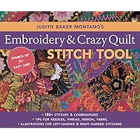 Judith Baker Montano's Embroidery & Craz: 180+ Stitches & Combinations Tips for Needles, Thread, Ribbon, Fabric Illustrations for Left-Handed & Right-Handed Stitching Judith Baker Montano's Embroidery & Craz: 180+ Stitches & Combinations Tips for Needles, Thread, Ribbon, Fabric Illustrations for Left-Handed & Right-Handed Stitching Spiral-bound Paperback