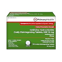 Cetirizine Hcl, 10mg Odt, 24 Count, 24 Count