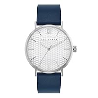 Ted Baker Phylipa Gents Men's Blue Leather Strap Watch (Model: BKPPGS001)