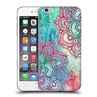 Head Case Designs Officially Licensed Micklyn Le Feuvre Round and Round The Rainbow Mandala 3 Soft Gel Case Compatible with Apple iPhone 6 Plus/iPhone 6s Plus