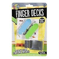 Toysmith Finger Decks (Skateboards) Fun Kit, DIY Decorate and Go Play, for Boys and Girls Ages 6+