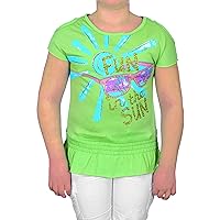 SWAK Young Girls Open Shoulder T-Shirt - Regular Fit Tee