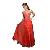 Clarisse Women's Chiffon A-line Prom Dress 2529