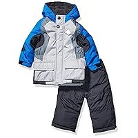 LONDON FOG Baby Boys' 2-Piece Snow Pant & Jacket Snowsuit
