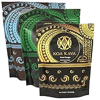 1 Pound Koa Kava Bundle with Premium Tongan, Fijian Waka and Vanuatu Waka Kava Root Powder