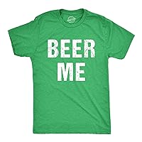 Mens Beer Me T Shirt Funny Saint Patricks Day Cool Sarcastic Drinking Irish Tee