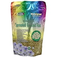 Sprout Revolution Nutrasprout Premium Organic Sprouted Ground Flax, 16 Ounce (Pack of 2)