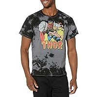 Marvel Universe Mighty Thor Young Men's Short Sleeve Tee Shirt