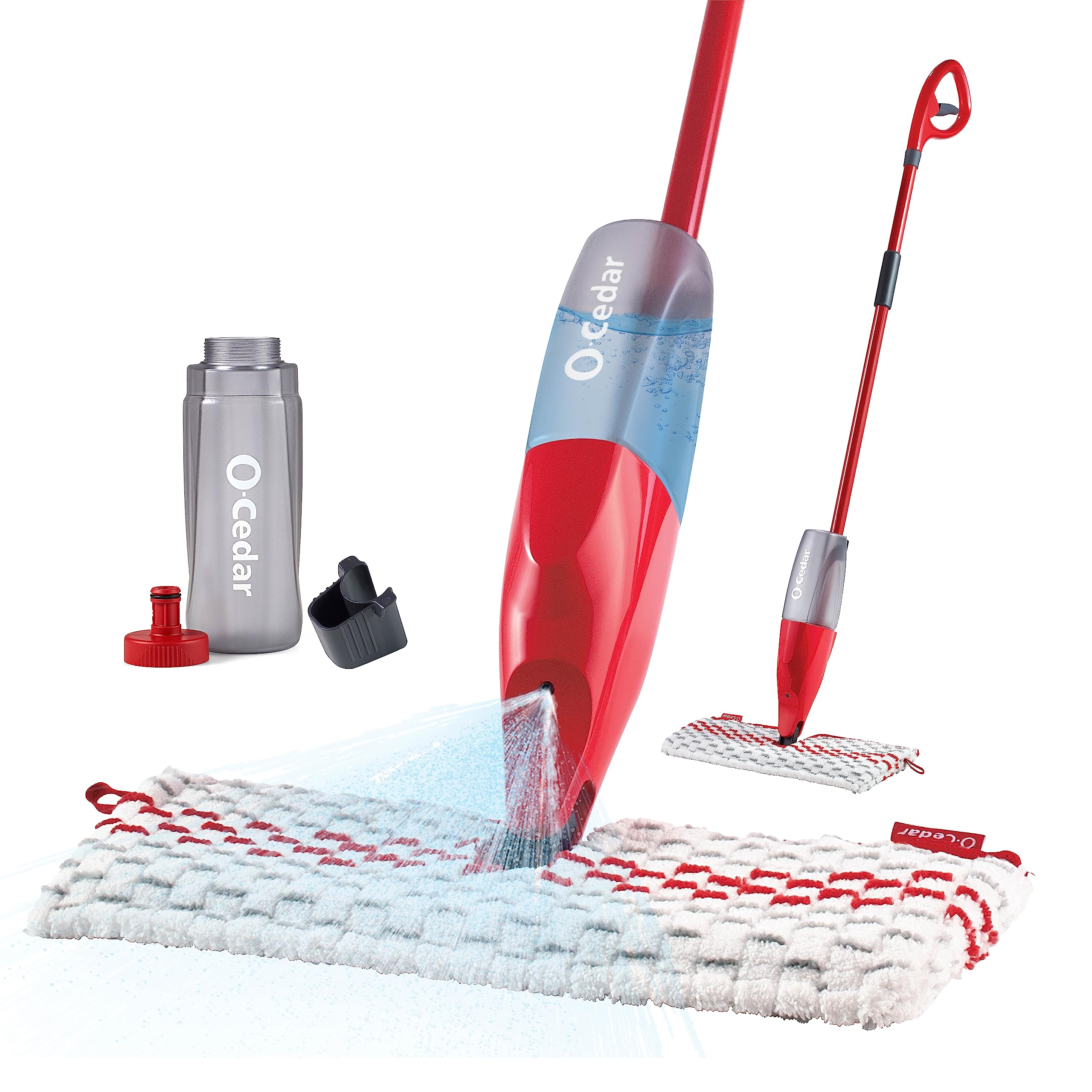 O-Cedar ProMist MAX Microfiber Spray Mop, Red