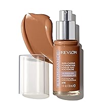Revlon Illuminance Skin-Caring Liquid Foundation, Hyaluronic Acid, Hydrating and Nourishing Formula with Medium Coverage, 505 Rich Sand (Pack of 1)