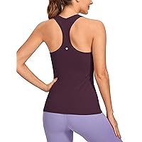 CRZ YOGA Women's Butterluxe Workout Tank Tops Racerback Tank Yoga Sleeveless Top Camisole Athletic Gym Shirt
