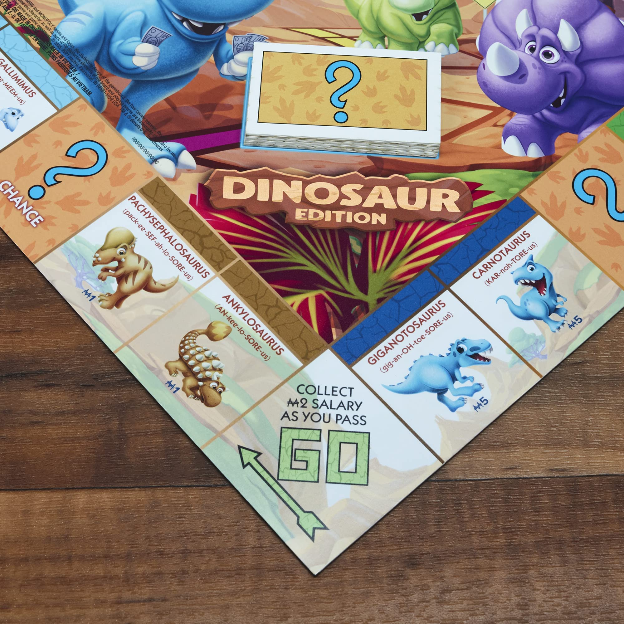 Hasbro Gaming Monopoly Junior Dinosaur Edition Board Game,Kids Board Games,Fun Dinosaur Toys,Dinosaur Board Game for 2-4 Players (Amazon Exclusive)