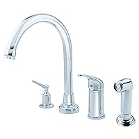 Gerber Plumbing Melrose Single Handle Kitchen Faucet with Side Spray and Soap Dispenser