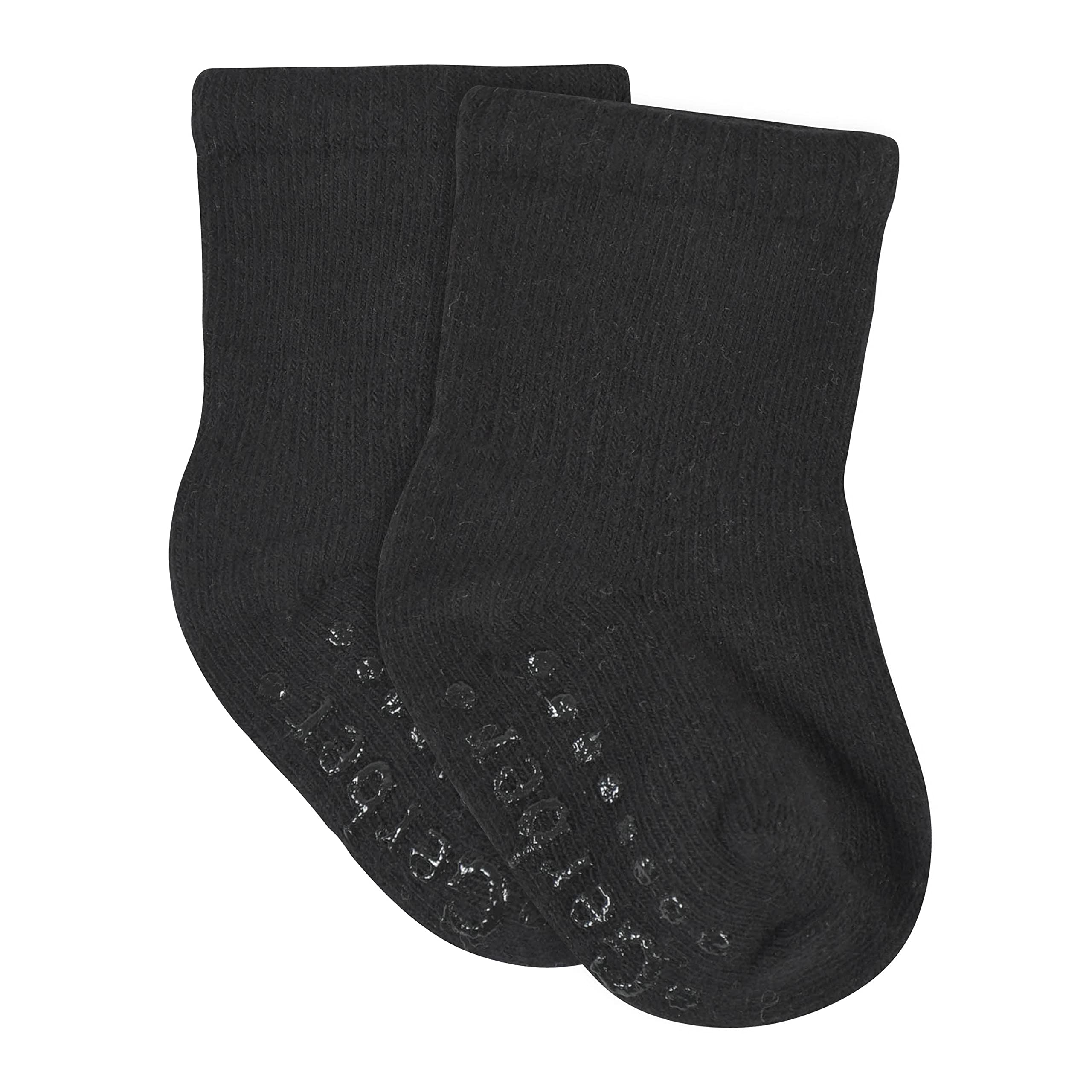 Gerber Unisex-Baby 8-pack Wiggle-proof Jersey Crew Socks