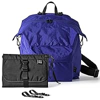 Designer Baby Diaper Bag, Classic Nylon, Big, Cobalt Purple