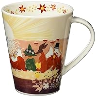 Yamaka Shoten MM3202-35 Luonto Big Mug, Large, Sunset, Approx. 16.9 fl oz (500 ml), Microwave Safe, Moomin Goods, Scandinavian, Mother's Day, Gift, Tableware, Gift, Wedding Gift, Made in Japan