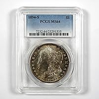 1894 S Morgan Dollar MS 64 PCGS 90% Silver $1 Uncirculated SKU:I10673