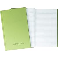 Tacticai Green Military Log Book, 5.25” x 8” - 192 Pages, 4 Columns, Record Book for Record Keeping, Supply Chain, Inventory, Training, Maintenance & Field Operations, NSN 7530-00-286-6207