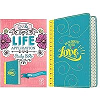 Tyndale NLT Girls Life Application Study Bible, TuTone (LeatherLike, Teal/Yellow), NLT Bible with Over 800 Notes and Features, Foundations for Your Faith Sections Tyndale NLT Girls Life Application Study Bible, TuTone (LeatherLike, Teal/Yellow), NLT Bible with Over 800 Notes and Features, Foundations for Your Faith Sections Imitation Leather Paperback