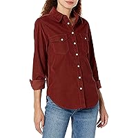 Pendleton Women's Corduroy Snap Front Cotton Gambler Shirt