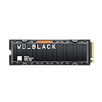 WD_BLACK 500GB SN850 NVMe Internal Gaming SSD Solid State Drive with Heatsink - Works with PlayStation 5, Gen4 PCIe, M.2 2280, Up to 7,000 MB/s - WDS500G1XHE